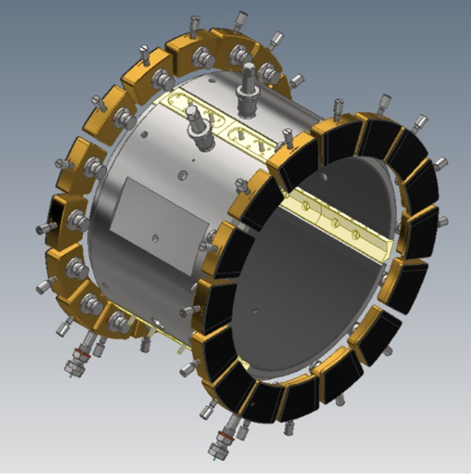 Bearing assembly — CAD model, exploded view