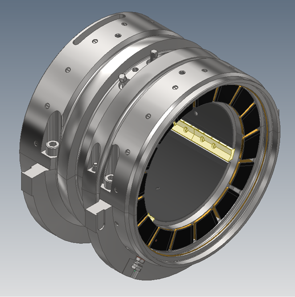 Bearing assembly — CAD model, side view