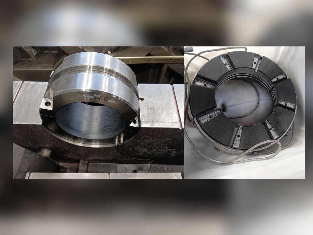 Compressor Elliott 20MB 10 (Ebara Energy) — bearing assembly and tilting pad ring