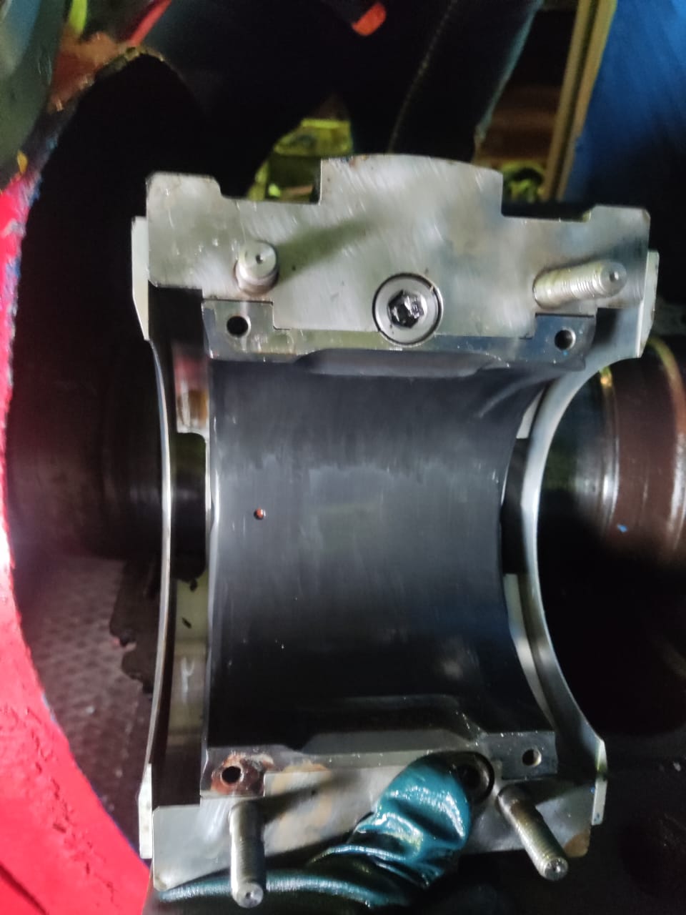 Other — split bearing housing, inner surface
