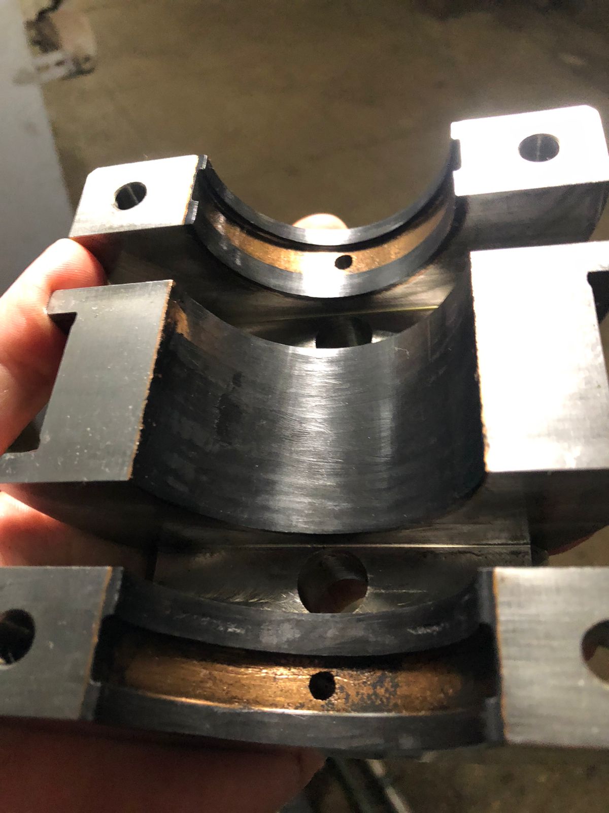 Other — bearing shells cross-section, bronze lining